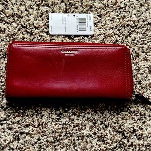 Coach leather wallet